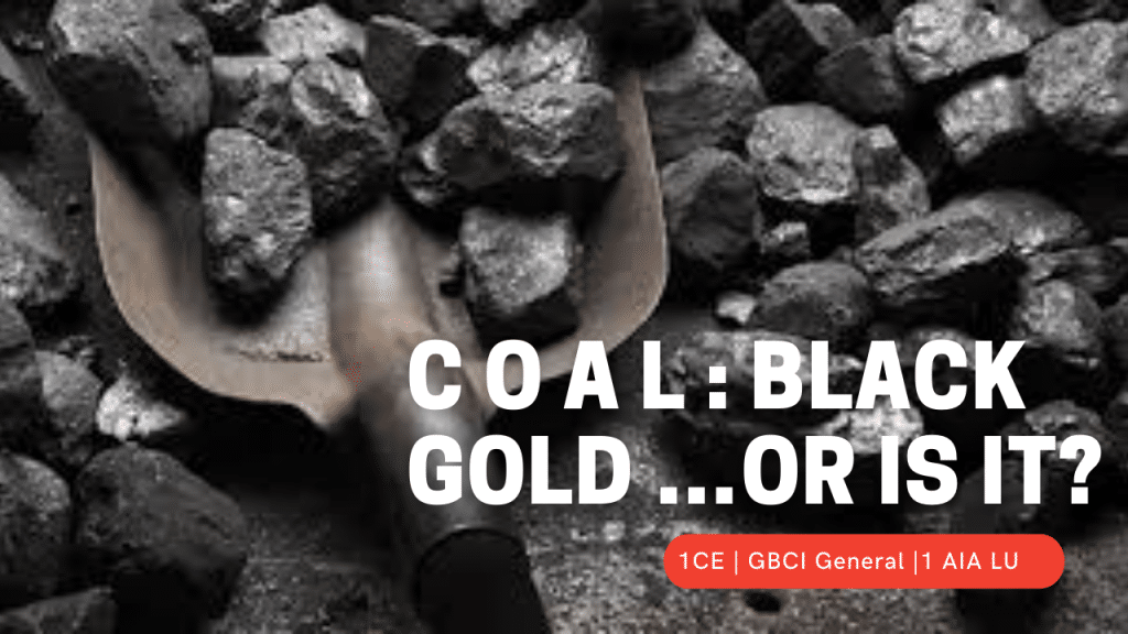 c o a l / coal or black gold?