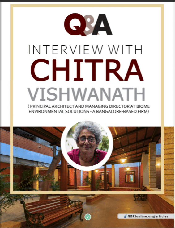 Interview with Ar. Chitra Vishwanath