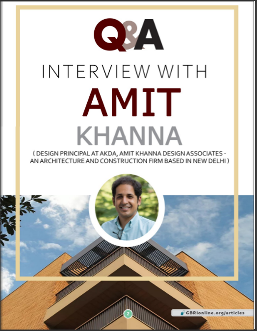 Interview with Ar. Amit Khanna
