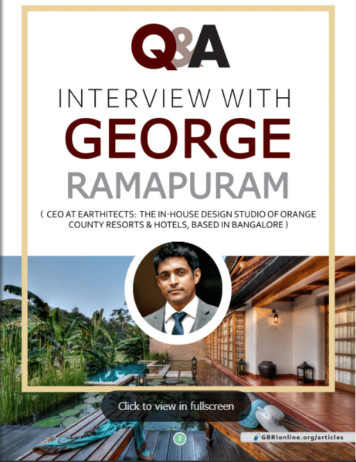Interview with Ar. George Ramapuram