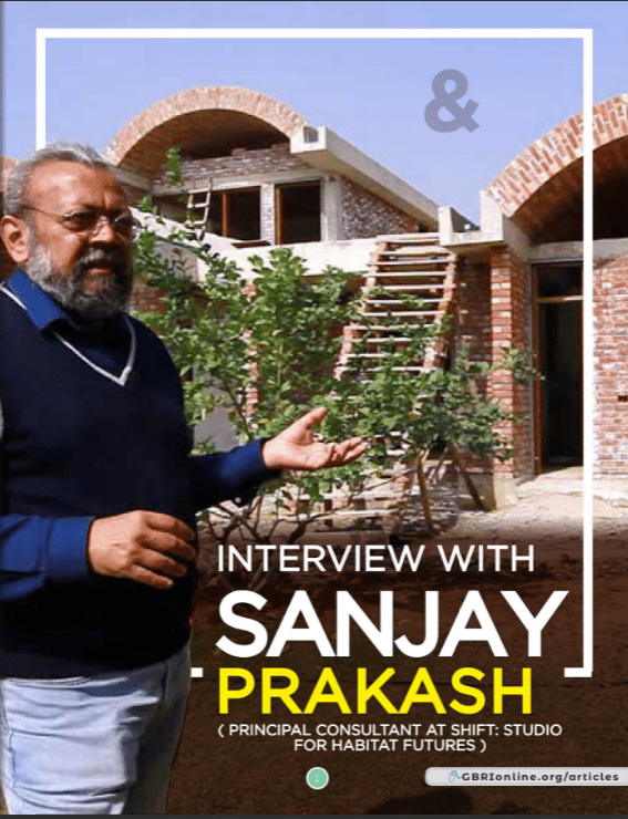 Interview with Ar. Sanjay Prakash