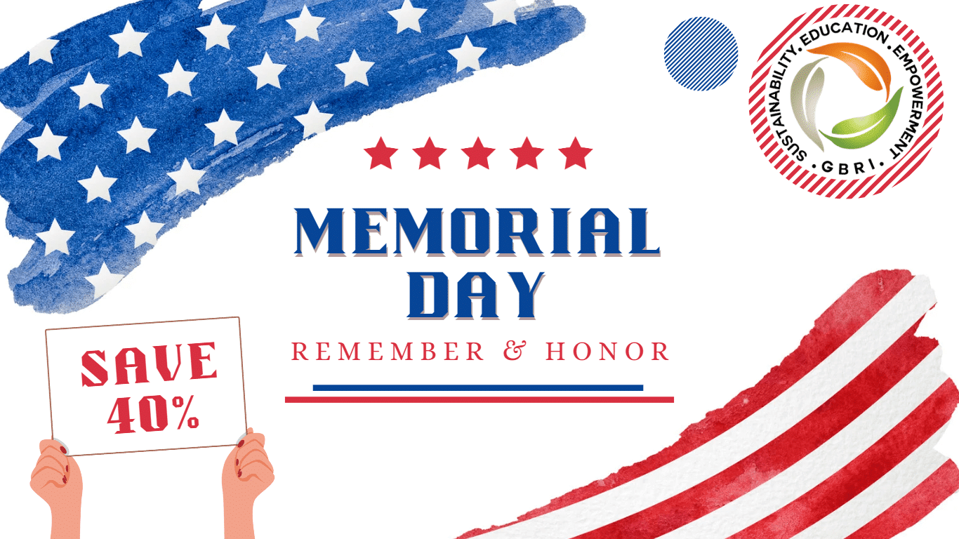 Memorial Day Sale 40% off