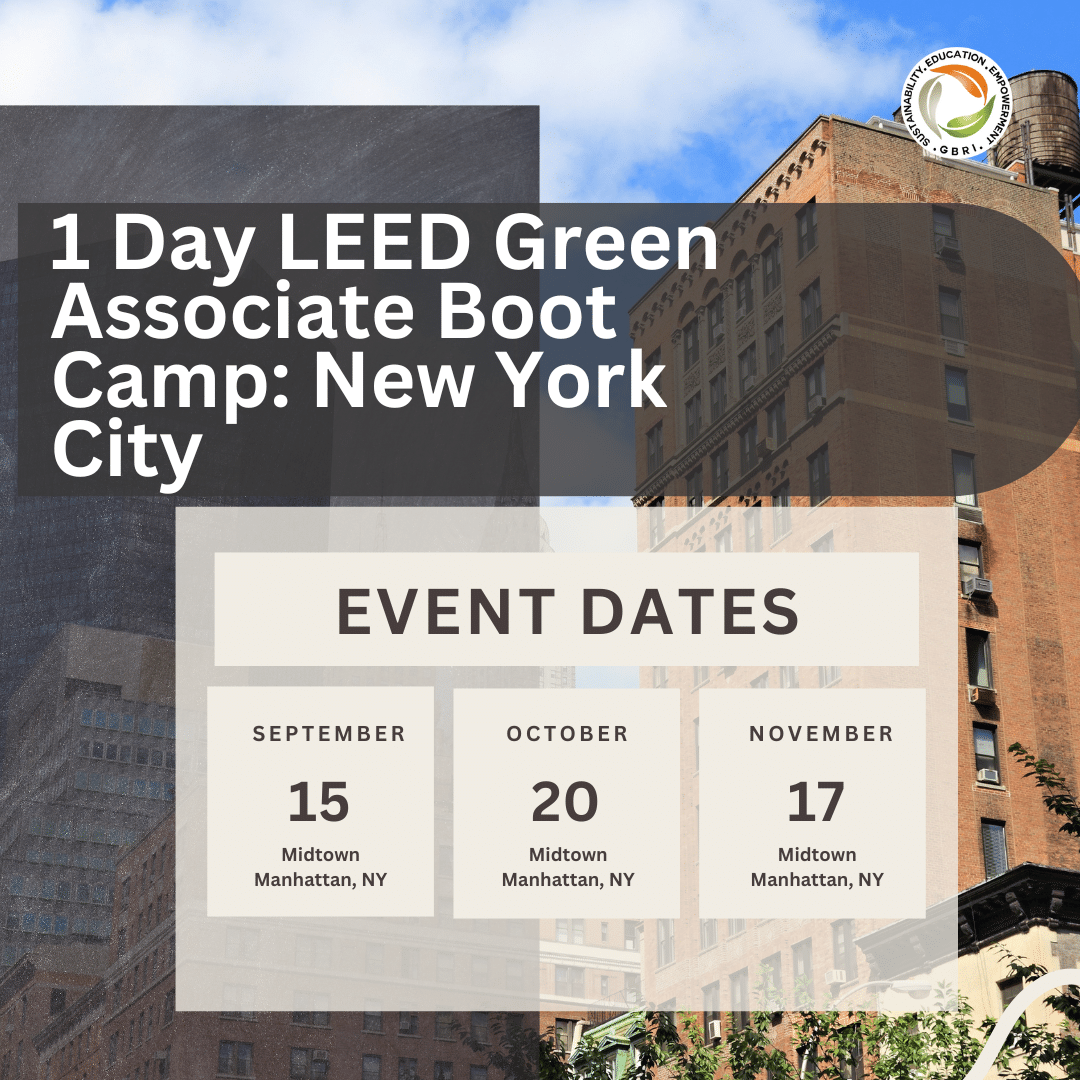 LEED Green Associate Boot Camp New York City