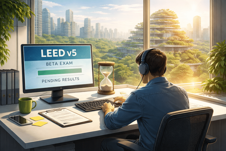 LEED v4 vs LEED v5 exam comparison showing exam deadlines and certification differences